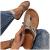 haoricu Sandal Shoes, Women Premium Orthopedic Open Toe Sandals Vintage Anti-Slip Breathable for Summer