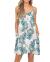 BEUFRI Women's Summer Spaghetti Strap Casual Swing Tank Beach Cover Up Dress with Pockets