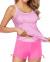 Yonique Womens Tankini Swimsuits Athletic Two Piece Tummy Control Bathing Suits with Shorts Modest Tank Tops