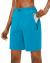 Pudolla Women's Hiking Cargo Shorts Quick Dry Summer Travel Shorts for Women with Zipper Pockets for Outdoor Walking Kayaking
