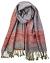 Plum Feathers Tapestry Ethnic Paisley Pattern Pashmina Scarf