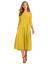 Hotouch Women's 3/4 Sleeve A-line and Flare Midi Long Dress