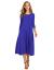 Hotouch Women's 3/4 Sleeve A-line and Flare Midi Long Dress