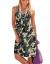 Jouica Women's Casual Summer Tank Sleeveless Knee Length Pleated Sun Dresses with Pockets