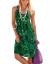 Jouica Women's Casual Summer Tank Sleeveless Knee Length Pleated Sun Dresses with Pockets
