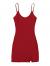 SOLY HUX Women's Spaghetti Strap Bodycon Mini Pencil Dress