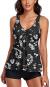 Modest Tankini Swimsuits for Women Two Piece Bathing Suits Floral Print Tank Top with Boyshorts Tummy Control Swimming Suits