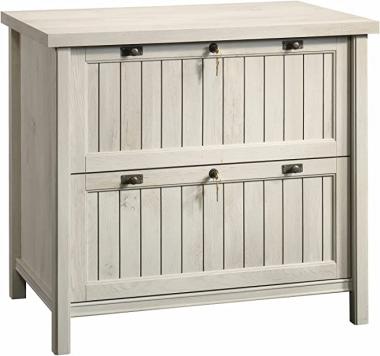 Sauder Costa Lateral File, Chalked Chestnut finish