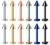 PEAKLINK 16G Surgical Steel 6mm 8mm 10mm Spike Ball Straight Barbell Labret Lip Stud Cartilage Tragus Earrings Monroe Piercing