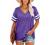 Angerella Summer Tops for Women Casual V Neck T Shirts Short Sleeve Tunic Tops Loose Fit