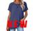 Aokosor Womens Summer Tops Lightweight Short Sleeve Tshirts Crewneck Split Side