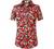 SSLR Womens Hawaiian Shirt Floral Blouses Short Sleeve Button Down Shirts for Women
