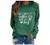 Womens Tops Long Sleeve Crewneck Inspirational Letter Print Tshirt Pullover Cute Graphic Tee Shirt Holiday Sweatshirts