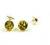 Genuine Baltic Amber Stud Earrings with Sterling Silver, Hand Made from Genuine Baltic Amber