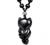 Jewever Black Obsidian Lucky Fox Necklace Natural Stone Healing Crystal Pendant Protection Amulet Gemstons Pendant Jewelery