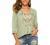 AK Women's Summer Boho Embroidery Mexican Bohemian Tops Peasant 3/4 Sleeve V Neck Shirt Tunic Blouses