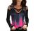 Cold Shoulder Tops for Women Criss Cross Front Strappy T-Shirt Sexy V Neck Lace Trim Long Sleeve Shirts Dressy Blouses