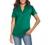 CEASIKERY Women's Short Sleeve V Neck Tops Casual Tunic Blouse Loose Shirt
