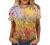 Womens Summer Tops Short Sleeve Fashion Casual Trendy Printed Tshirts Crew Neck Tee Shirt Cute T Shirts Ladies Blouses