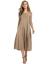 Hotouch Women's 3/4 Sleeve A-line and Flare Midi Long Dress