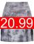 JACK SMITH Women's Athletic Skort Back Pleated Waist Stretchy Sports A-Line Skirts with Pockets