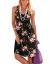 Jouica Women's Casual Summer Tank Sleeveless Knee Length Pleated Sun Dresses with Pockets
