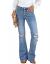 luvamia Women's Ripped Flare Bell Bottom Jeans Pants Retro Wide Leg Denim Pants