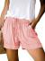 Womens Comfy Drawstring Casual Elastic Waist Pocketed Loose Fit Shorts (S-3XL)