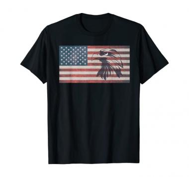 American Flag Eagle USA T-Shirt