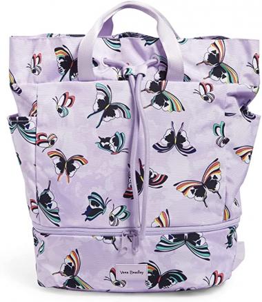 Vera Bradley Women's Recycled Lighten Up Reactive Sport Gym Bag