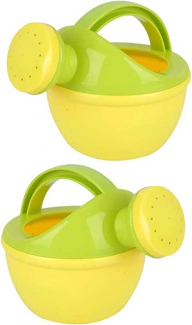 Toddmomy 2Pcs Kids Watering Can Beach Watering Can Garden Water Can Toy Plastic Bath Toy for Toddlers Kids ( Random Color )