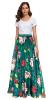 Afibi Women Full/Ankle Length Blending Maxi Chiffon Long Skirt Beach Skirt