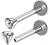 2Pcs Internally Threaded Surgical Steel 16g labret Earrings Piercing Jewelry Lip Monroe 2.5mm Flat Head Crystal More Choices
