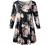 LARACE Women 3/4 Sleeve Tunic Top Loose Fit Flare T-Shirt