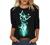 Women 3/4 Sleeve Tops Casual Tie Dye Graphic Tee Shirts Summer Crewneck Sweatshirt Loose Fit T Shirts Tunic Blouses