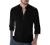 Karlywindow Mens Linen Henley Shirt Long Sleeve Cotton Beach Yoga Loose Fit Henleys Tops