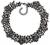 Hitele® Luxury Gold Tone Chain Multi-Color Crystal Collar Choker Statement Bib Necklace jewelery for Women&Girl Gift
