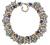 Hitele® Luxury Gold Tone Chain Multi-Color Crystal Collar Choker Statement Bib Necklace jewelery for Women&Girl Gift