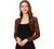 Allegra K Women's Elegant Crop Cardigan Sheer Floral Lace Bolero Shrug Top