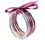 YBMYCM Glitter Jelly Bangles Bracelets Set for Women Glitter Filled Jelly Silicone Bracelets for Girls