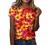 Womens T-Shirt Casual Dressy Floral Printed Short Sleeve Funny Graphic Tee Shirts Summer Cute Loose Blouse Tops