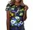 Womens T-Shirt Casual Dressy Floral Printed Short Sleeve Funny Graphic Tee Shirts Summer Cute Loose Blouse Tops