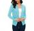 Urban CoCo Women's Long Sleeve Crew Neck Button Down Knit Cardigan Sweater
