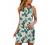 Spring Dresses for Women Floral Mini Dresses Casual Summer Sleeveless Halter Neck Boho Flowy Tank Dress Short Sundress