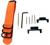 [Richie Strap] 22mm 5 Ring Nylon Watch Band Strap Metal Adapters Kit for Casio GShock GG-1000 GSG-100 GWG-100 GWG100 GSG100
