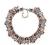 Hitele® Luxury Gold Tone Chain Multi-Color Crystal Collar Choker Statement Bib Necklace jewelery for Women&Girl Gift