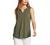 Eddie Bauer Women's Gate Check Sleeveless Split-Neck Tunic