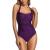 Smismivo Tummy Control Swimwear Halter One Piece Slimming Vintage Retro Swimsuit Womens Ruched Push Up Bathing Suit