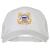 US Coast Guard Veteran Anchors Embroidered Solid Cotton Mesh Pro Cap