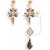 Anime Game Genshin Impact Zhongli Keqing Mona Cosplay Props Earrings Fashion Jewelry Gift For Women Girls